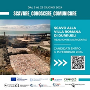 Call per partecipare alla campagna di scavo alla Villa romana Durrueli, Realmonte (Agrigento)
