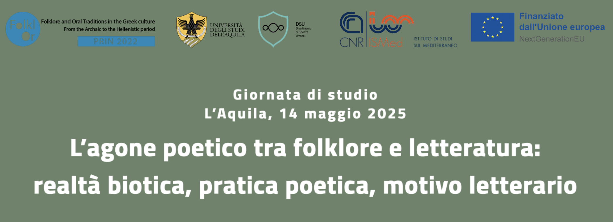 The poetic agon between folklore and literature