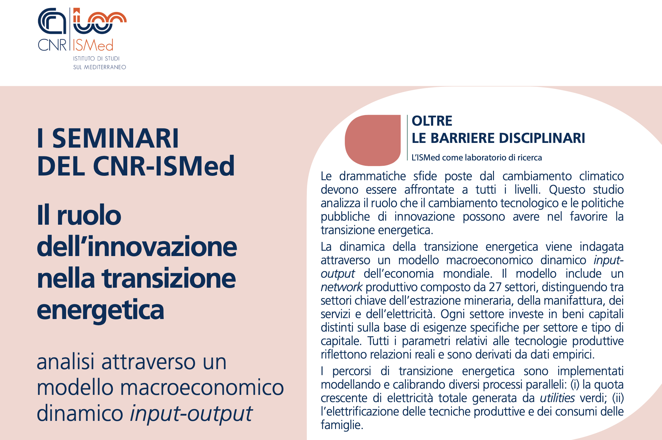 The role of innovation in the energy transition