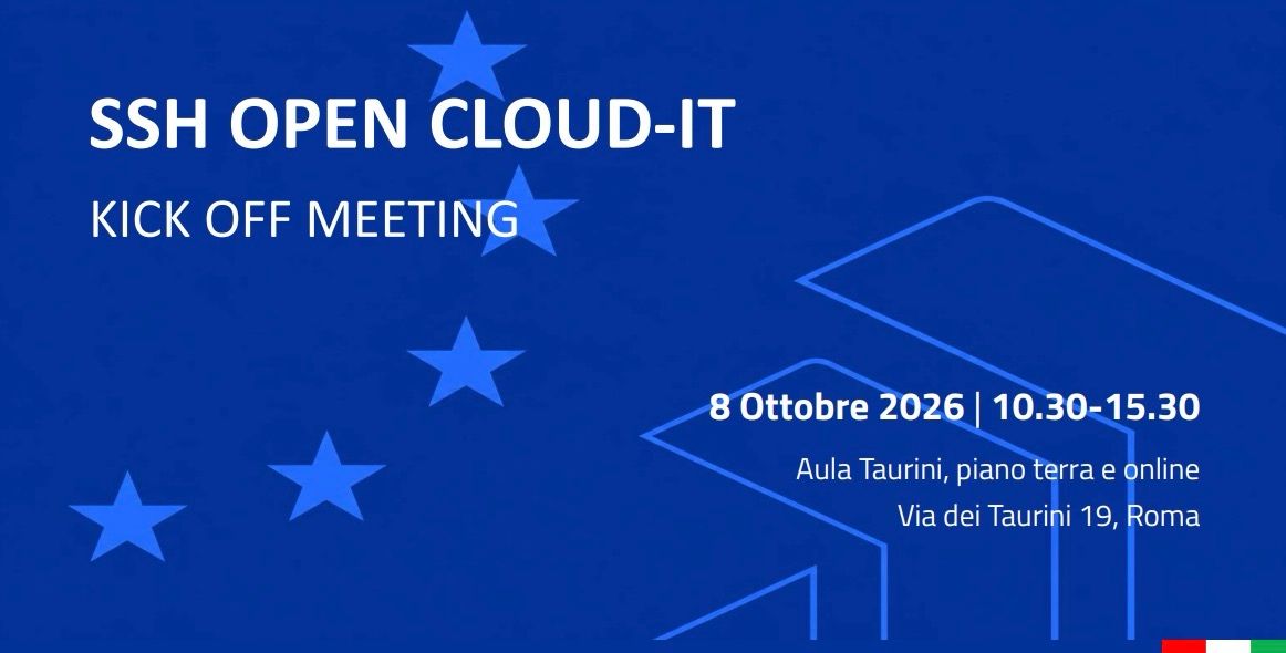 SSHOpenCloud-IT: il CNR-ISMed partecipa al progetto nazionale per l’innovazione digitale delle infrastrutture di ricerca